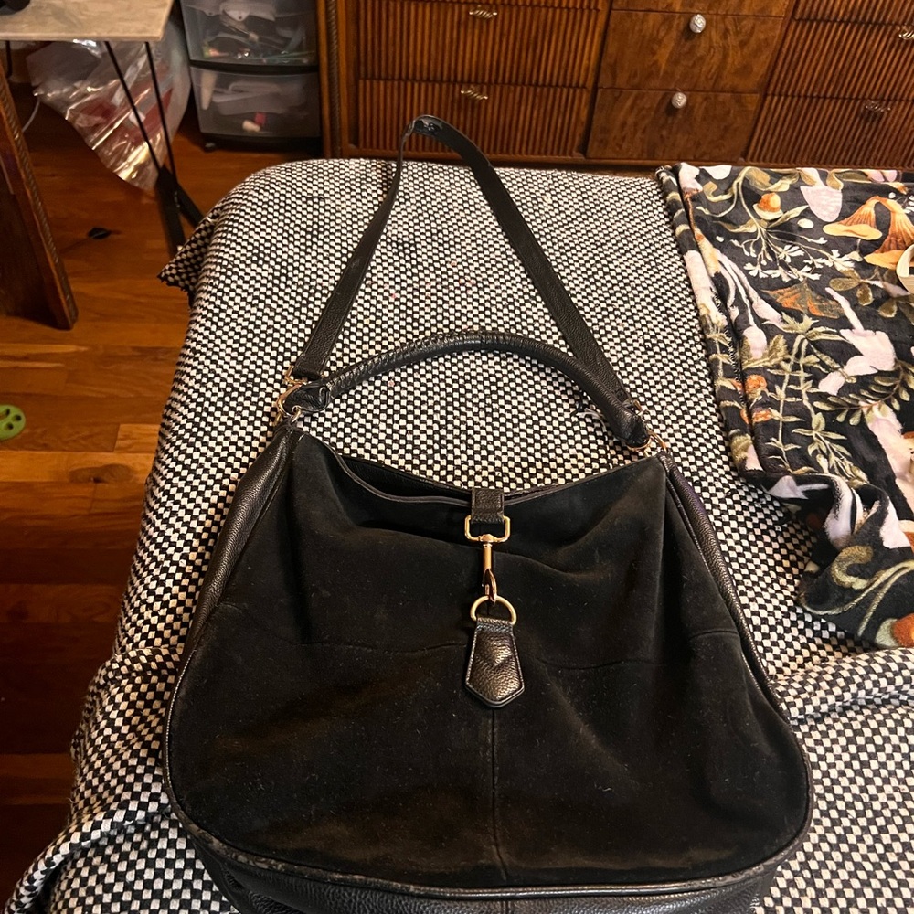 Black Leather Women's Bag